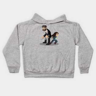 Logan Pixel Art Kids Hoodie